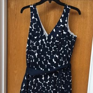 Blue/White Polka Dot Dress